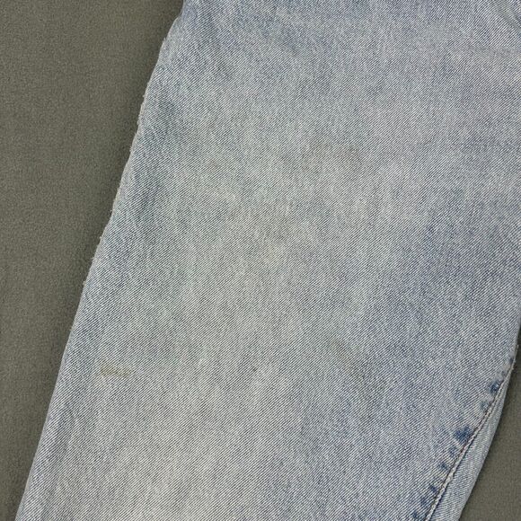 Diesel Jeans Men 34x32 Blue Button Fly Straight Leg Y2K Dingy Distressed - Picture 4 of 14